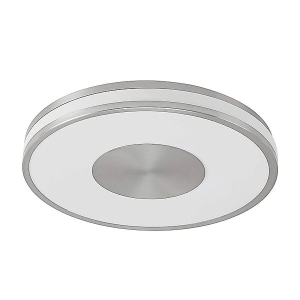 Lindby LED Deckenleuchte Fjella 9627469 Dimmbar mit Leselampe Modern in Alu günstig online kaufen