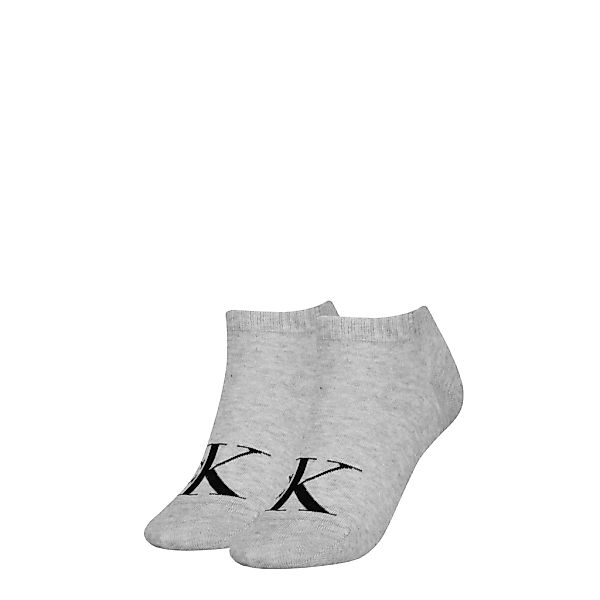 Calvin Klein Jeans Sneakersocken "CKJ WOMEN SNEAKER MONOGRAM" 2 Paar, Rippe günstig online kaufen