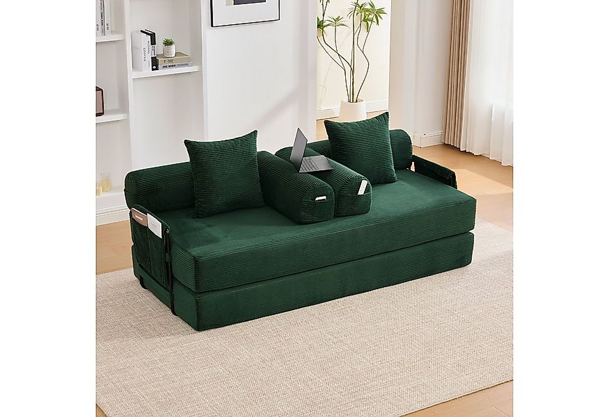 TavilaEcon 3-Sitzer Zusammenlegbares Kompressionssofa mit robustem Metallra günstig online kaufen