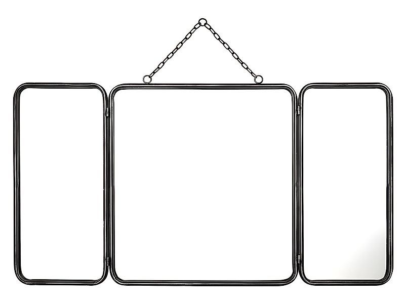 Spiegel Vintage-Stil - 60 x 112 cm - Grau metallic - CERRONE günstig online kaufen