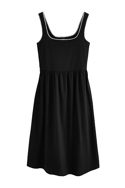 Next Midikleid Midi-Sommerkleid aus Baumwolljersey, Kurzgröße günstig online kaufen