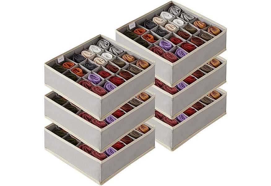 Lifewit Aufbewahrungsdose Socken Unterwäsche Schubladen Organizer,24 Zellen günstig online kaufen