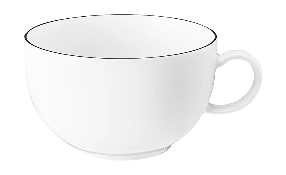 Seltmann Weiden Tasse "Lido Black Line" Milchkaffeeobertasse 0,35 l günstig online kaufen