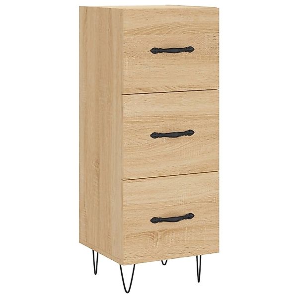 vidaXL Sideboard Sonoma-Eiche 34,5x34x90 cm Holzwerkstoff 828599 günstig online kaufen