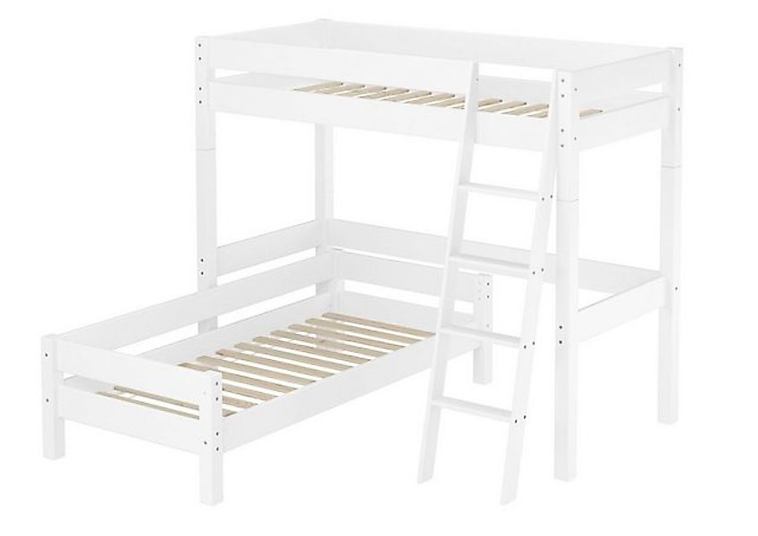 ERST-HOLZ Etagenbett Hochbett für Kinder mit Einzelbett 90 x 200 Stockbett günstig online kaufen