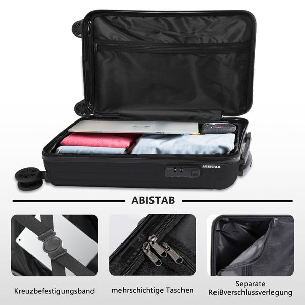 Abistab Hartschalen-Trolley Handgepäck Koffer&Trolley ABS-Material, 4 günstig online kaufen