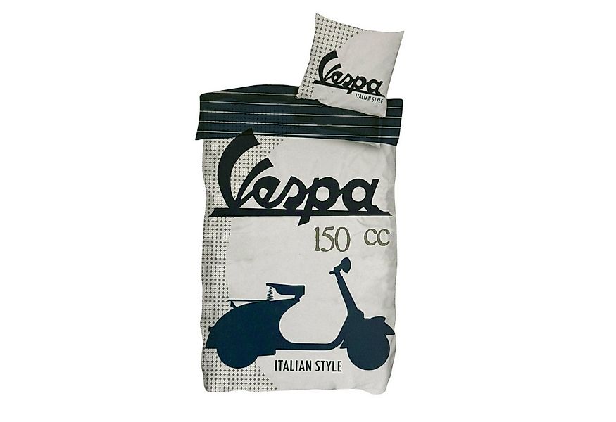 SkyBrands Wendebettwäsche VESPA ROLLER 135 x 200 cm Bettgarnitur Renforce W günstig online kaufen