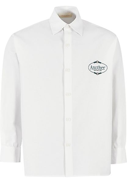 Another Cotton Lab Langarmhemd "Another Cotton Lab Logo Button Down Shirt", günstig online kaufen