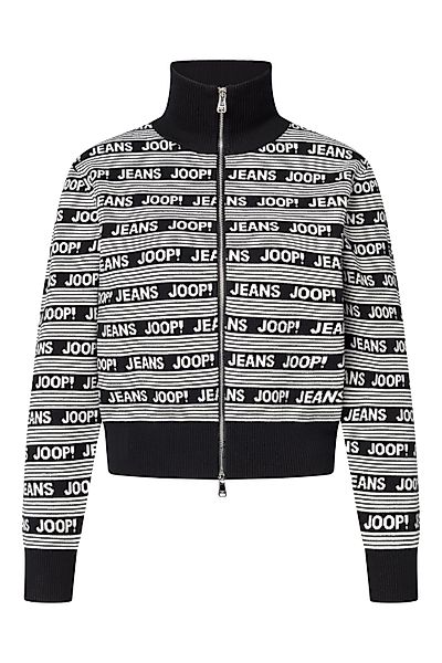Joop Jeans Strickjacke Kadri mit Logoprint günstig online kaufen
