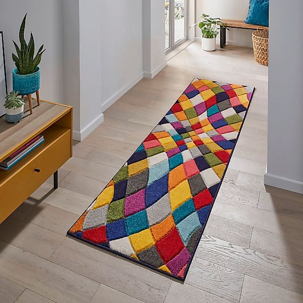 FLAIR RUGS Läufer »Rhumba«, rechteckig, 10 mm Höhe, fußbodenheizungsgeeigne günstig online kaufen