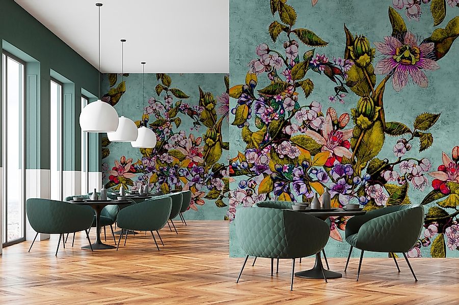 living walls "Walls by Patel Tropical Passion 2" glatt Vlies, Wand, Schräge günstig online kaufen