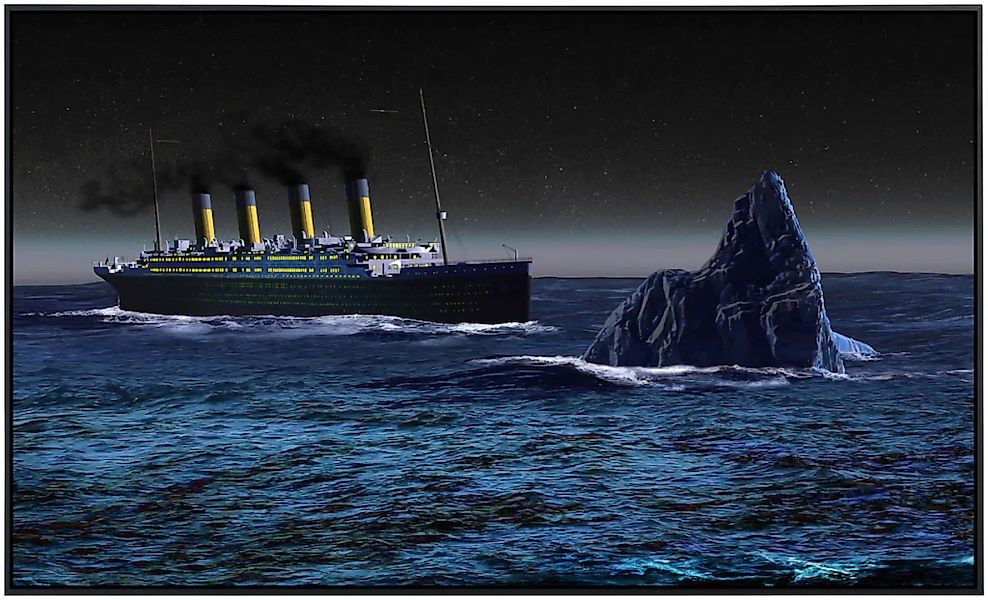 Papermoon Infrarotheizung »Titanic mit Eisberg«, sehr angenehme Strahlungsw günstig online kaufen