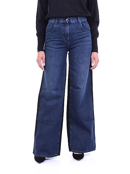 8 PM Breiter Boden Damen Dunkle Jeans günstig online kaufen