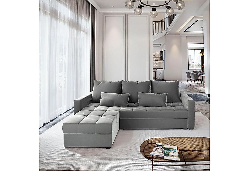 Masseno Ecksofa KOS PIK mit Schlaffunktion L-Form, Sofa mit Bettkasten günstig online kaufen