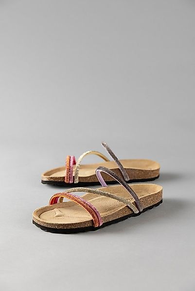 Aniston SHOES Pantolette, Sommerschuh, Strandschuh, Glitzersteine - NEUE KO günstig online kaufen