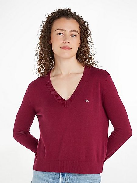 Tommy Jeans Strickpullover TJW ESSENTIAL VNECK günstig online kaufen