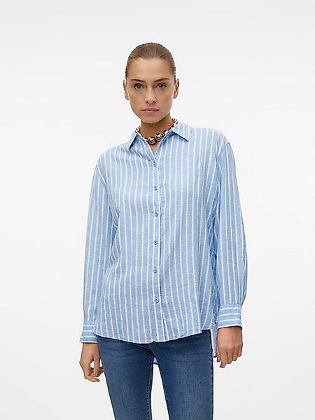 Vero Moda Hemdbluse VMLINN LINEN LS SHIRT WVN NOOS hochwertige Qaulität mit günstig online kaufen