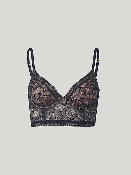 Wolford - Nets and Roses Crop Top Bra, Frau, black, Größe: 80A günstig online kaufen