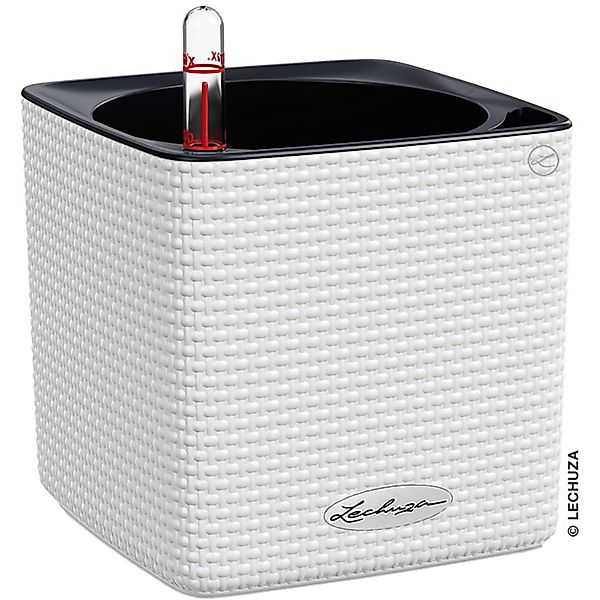 Lechuza Pflanzgefäß Cube Color 16 Weiß 17 cm x 17 cm günstig online kaufen