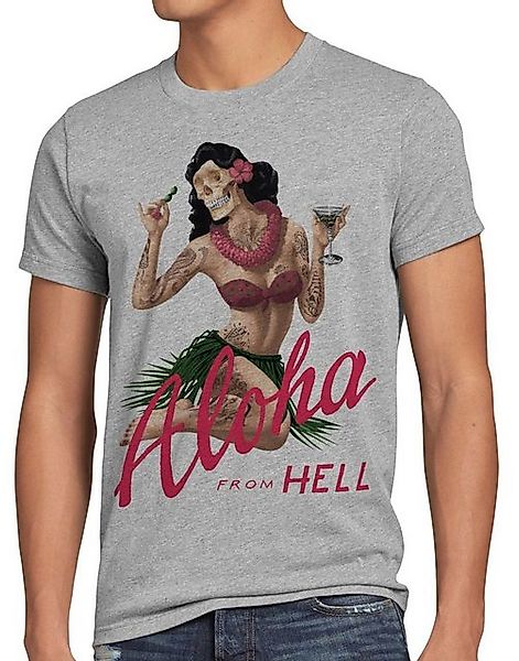 style3 T-Shirt Aloha from Hell tattoo hawaii surfer usa tätowiert punk rock günstig online kaufen