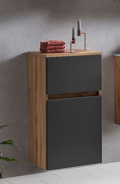 welltime Unterschrank "Kaunas", 40 cm breit, mit Schubkasten, Soft-Close-Fu günstig online kaufen