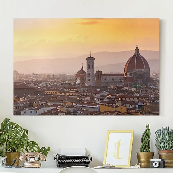 Leinwandbild Architektur & Skyline - Querformat Florenz günstig online kaufen