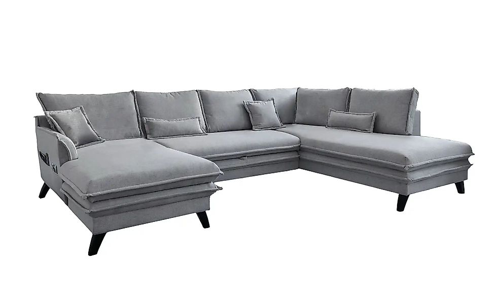 Miuform Wohnlandschaft mit Schlaffunktion Charming Charlie ¦ grau ¦ Maße (c günstig online kaufen