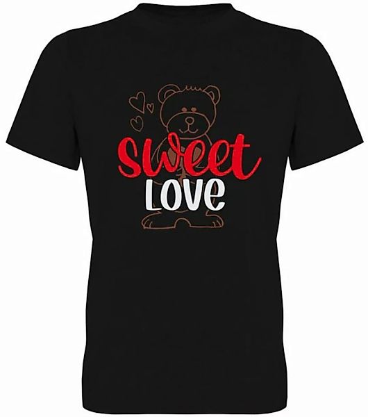 G-graphics T-Shirt Teddy – Sweet love Herren T-Shirt, mit Frontprint, zum V günstig online kaufen
