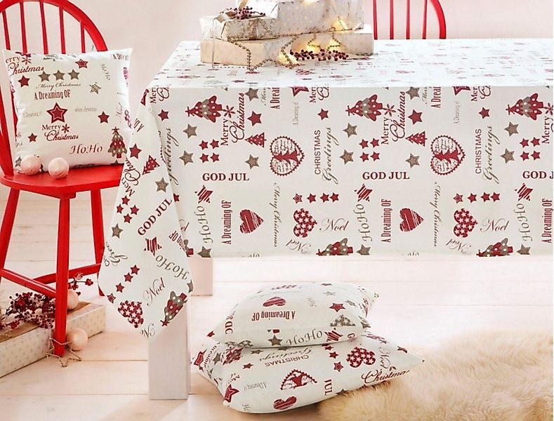 LIVING DREAMS Tischdecke Tischdecke X-MAS günstig online kaufen