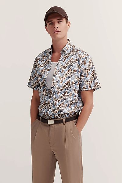 bugatti Kurzarmhemd mit Button-Down-Kragen günstig online kaufen