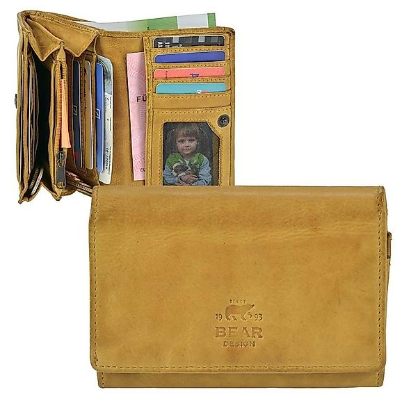 Bear Design Geldbörse "Lieke" Cow Lavato Leder, Damenbörse, Portemonnaie, 9 günstig online kaufen