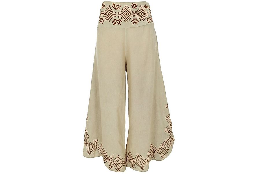 Guru-Shop Relaxhose Bequeme Sommerhose in natürlichem Look,.. alternative B günstig online kaufen