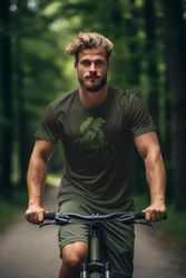 Baddery Print-Shirt Fahrrad T-Shirt: "Forest Ride" günstig online kaufen