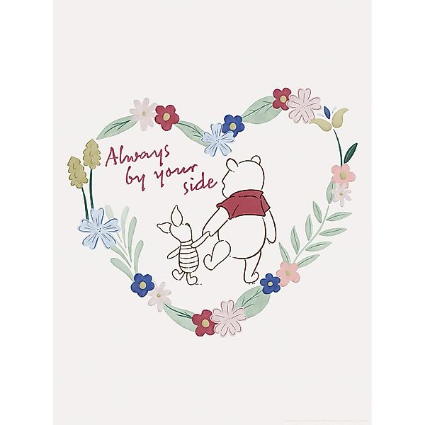 Komar Wandbild Disney Winnie the Pooh Always by Your Side 30 cm x 40 cm Bun günstig online kaufen