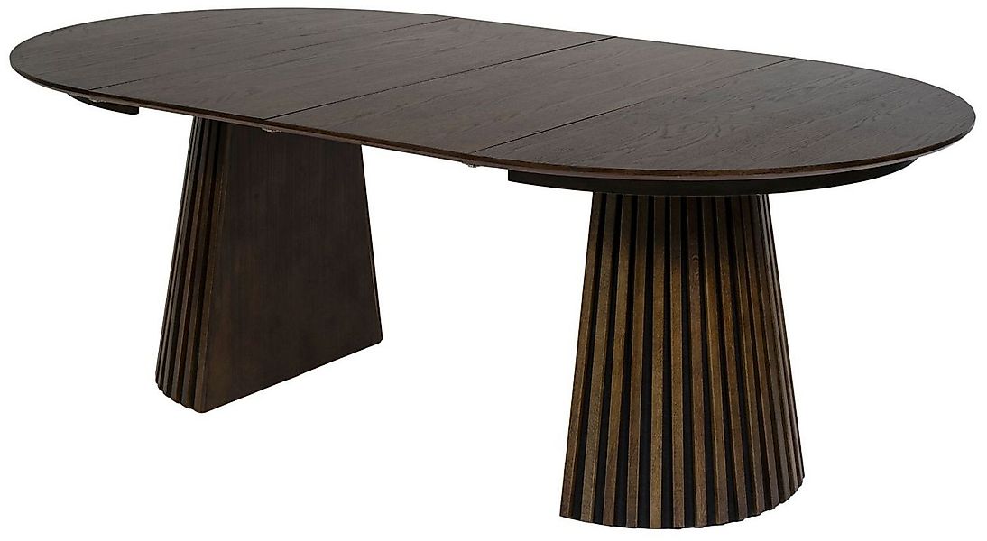 bene living Esstisch Barletta - oval 210 x 120 cm - Eichenholz smoked-braun günstig online kaufen