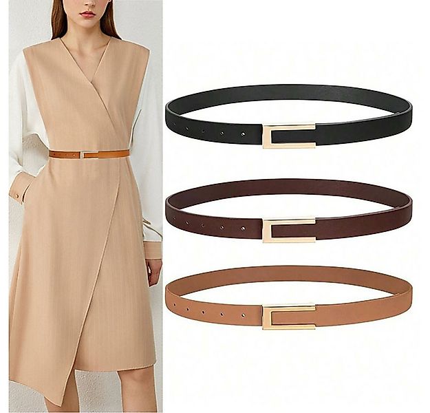 Bextsrack Taillengürtel Damen Verstellbarer Schmaler Taillengürtel,Retro Dü günstig online kaufen