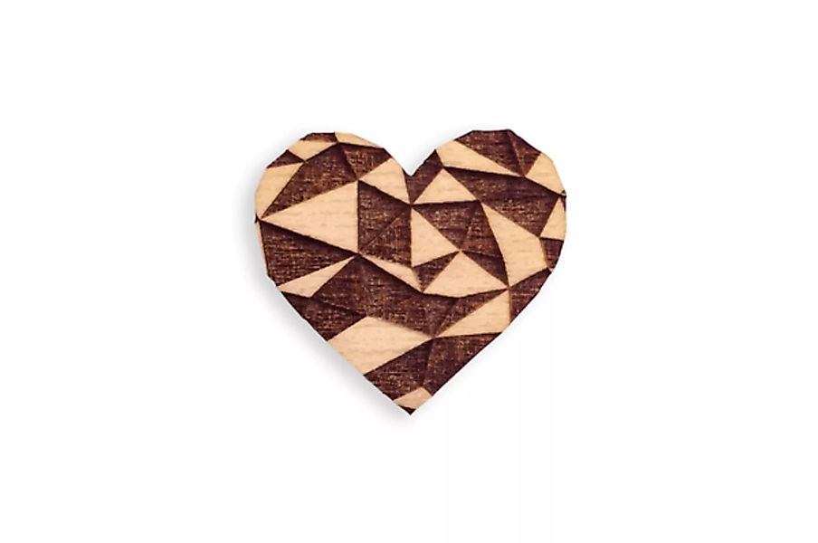 Brosche Aus Holz "Love Brooch" günstig online kaufen