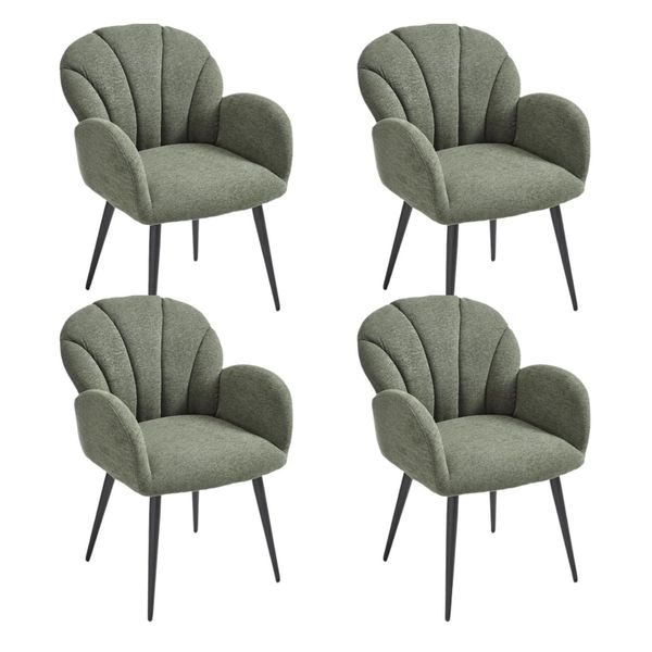 CHAIRUS Esszimmerstuhl 2/4er Set Chenille-Stühle mit günstig online kaufen
