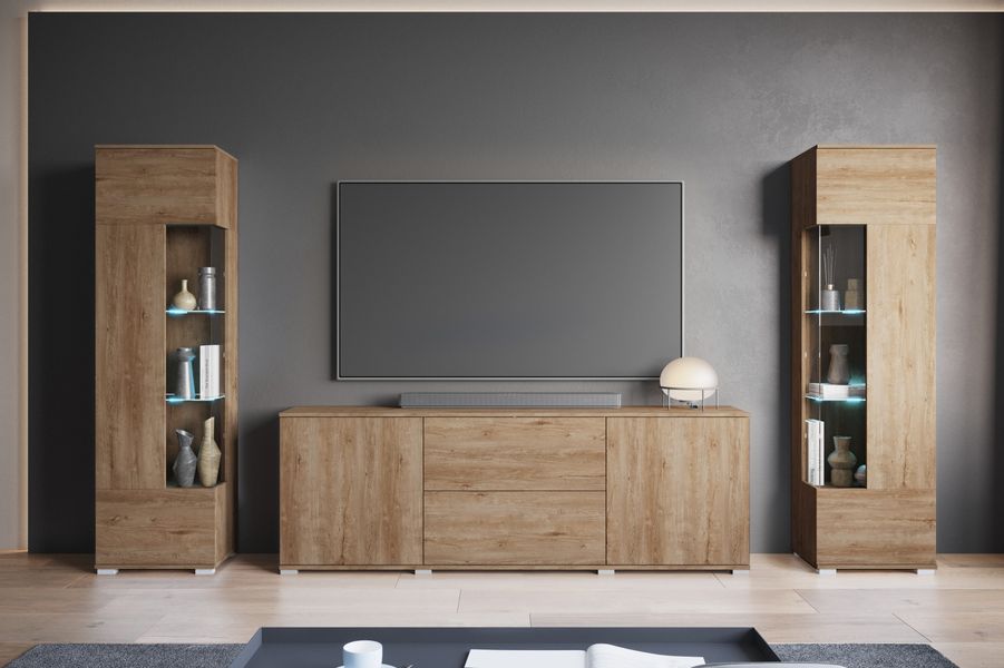 INOSIGN Wohnwand KENIA, (Komplett-Set, 3-St), Vitrinen günstig online kaufen