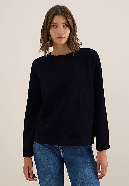 Cecil Sweatshirt, mit Struktur-Muster günstig online kaufen