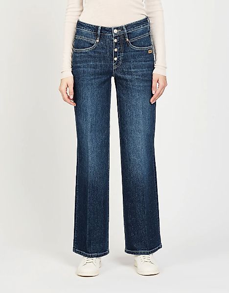 GANG Weite Jeans 94MEDINA WIDE mit Knopfverschluss günstig online kaufen