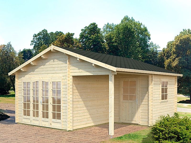 Palmako Gartenhaus "Irene", 21,9+5,2 qm günstig online kaufen