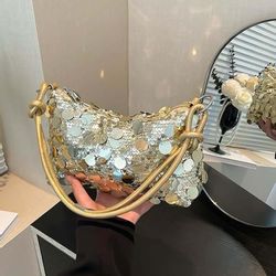 Coonoor Clutch Glitzer Pailletten Tasche Schultertaschen günstig online kaufen