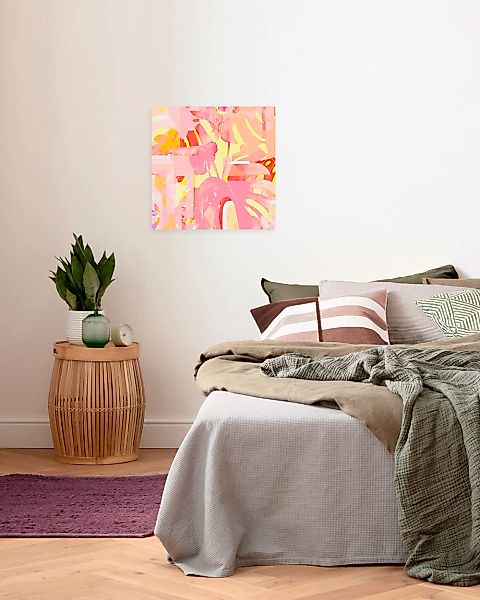 Komar Leinwandbild "Summer Party - Größe 40 x 40 cm" Natur 1 Stk. tlg. Keil günstig online kaufen
