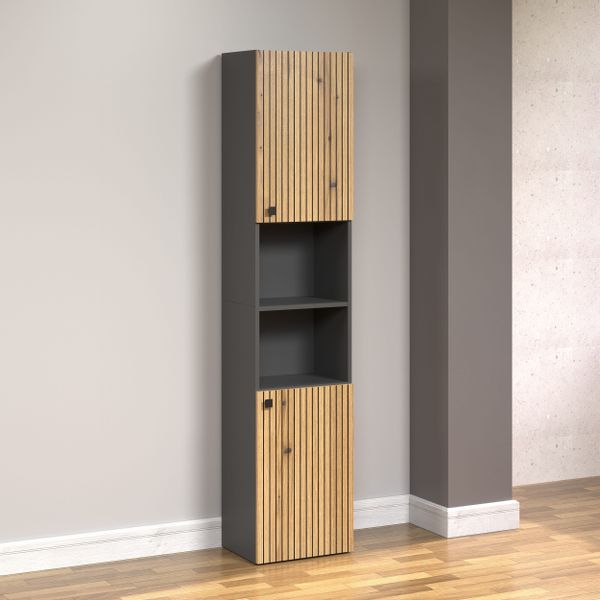 welltime Hochschrank Amrum Badezimmerschrank mit und günstig online kaufen