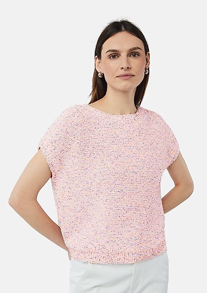 comma casual identity Kurzarmshirt Kurzärmeliger Strickpullover günstig online kaufen