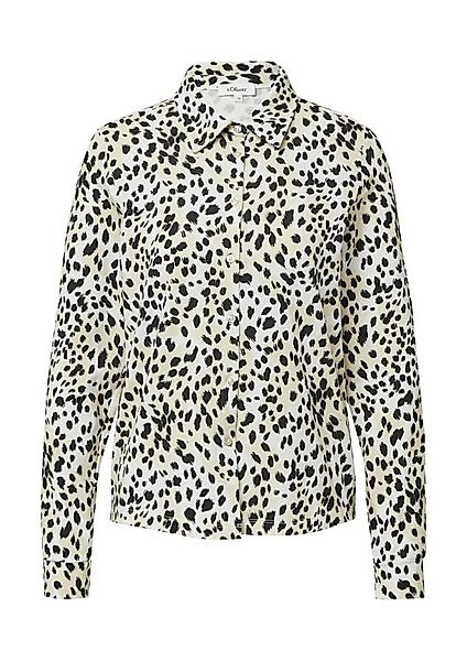s.Oliver Hemdbluse – elastische Jerseybluse mit günstig online kaufen