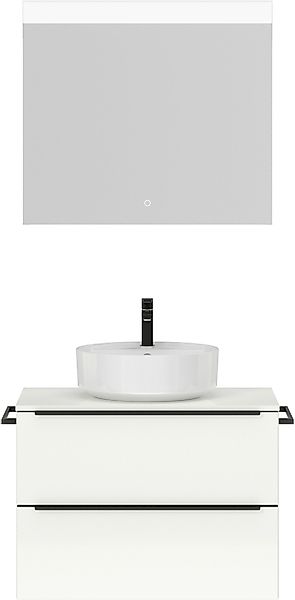 nobilia Badmöbel-Set "Alvene" vormontiert, mit Soft-Close, 2 Stk. tlg. günstig online kaufen