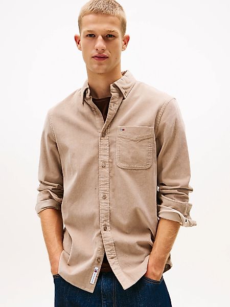 Tommy Jeans Langarmhemd "TJM BABY CORD SHIRT EXT", Cordhemd Regular Fit, Bu günstig online kaufen