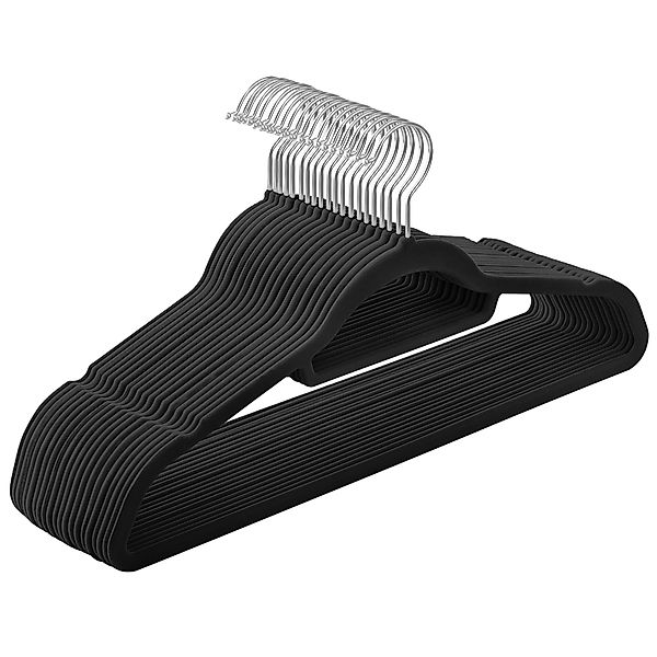 SONGMICS Kleiderbügel Bügel, (20-tlg), Samt Bügel, günstig online kaufen